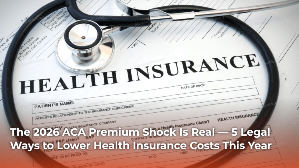 The 2026 ACA Premium Shock Is Real — 5 Legal Ways to Lower Health Insurance Costs This Year