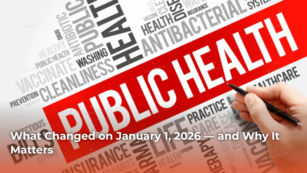 What Changed on January 1, 2026 — and Why It Matters