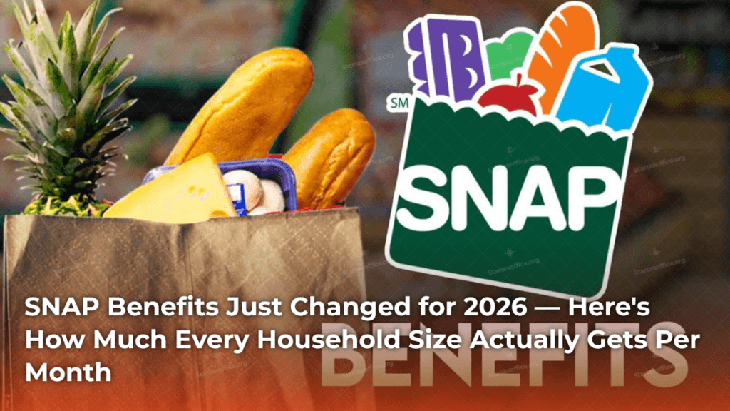 SNAP Benefits Just Changed for 2026 — Here's How Much Every Household Size Actually Gets Per Month